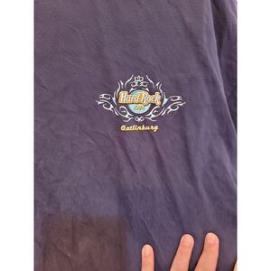 Hard Rock Cafe tshirt,‎ XXL, Gatlinburg, Navy